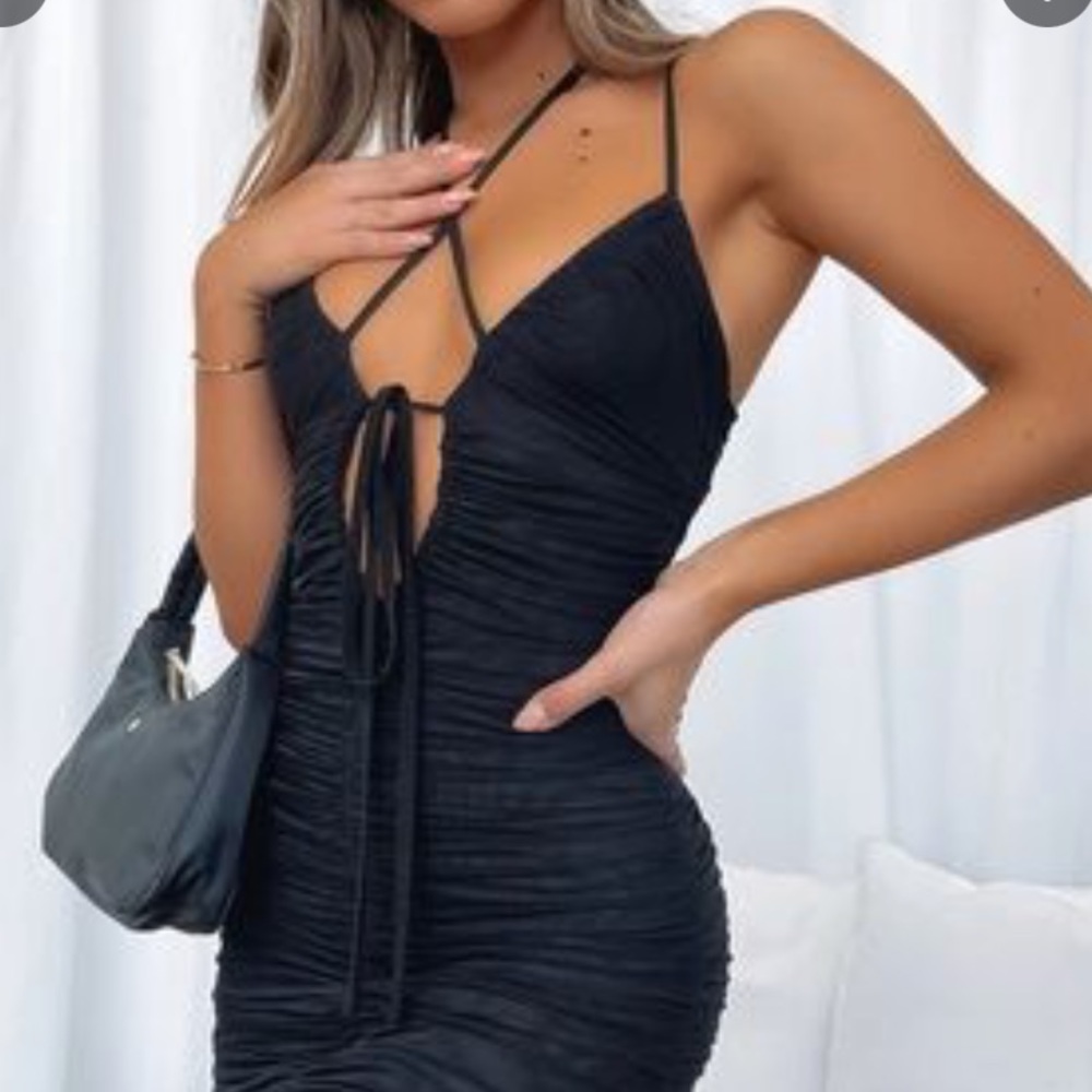 Wild Soul Mini Dress Black